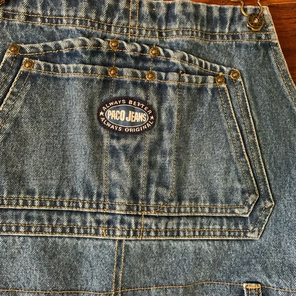 Men's Blue Denim Jeans overalls - Picture 1 of 6